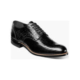 00055, Stacy Adams Leather Shoes Anaconda Print Lace Up All Colors - J.Valintin Men's Wear Legend - 92844