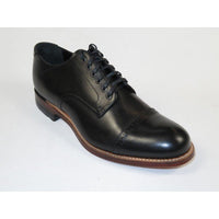 00107, Stacy adams Leather Shoes Cap Toe Oxford Lace Up Black - J.Valintin Men's Wear Legend - 92713