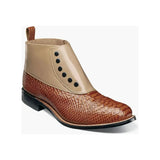 00109, Stacy adams Leather Boot Anaconda Print Spectator Spat All Colors - J.Valintin Men's Wear Legend - 95294