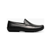 Stacy Adams Conroy Moc Toe Perf Slip-On Casual Shoes Black 25702-001