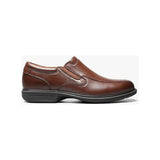 Nunn Bush Bleeker Street Bike Toe Slip On Comfortable Shoes Cognac 84357-221