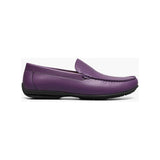 Stacy Adams Conroy Moc Toe Perf Slip-On Casual Shoes Purple 25702-542