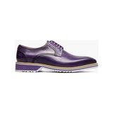 Stacy Adams Barringer Plain Toe Oxford Walking Shoes Purple 25722-542