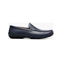 Stacy Adams Conroy Moc Toe Perf Slip-On Casual Shoes Navy 25702-410