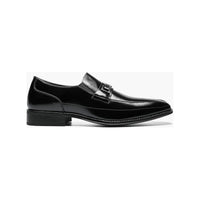 Stacy Adams Wakefield Bike Toe Bit Slip On Shoes Black 20141-001