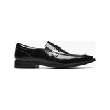 Stacy Adams Kester Moc Toe Ornament Slip On Shoes Black 20195-001