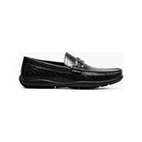 Stacy Adams Embrey Moc Toe Bit Slip-On Dress Shoes Black 25703-001