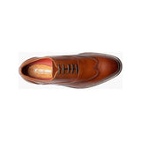 Stacy Adams Macarthur Wingtip Oxford Shoes Cognac 25489-221