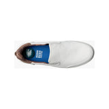 Nunn Bush KORE City Walk EZ Moc Toe Slip-On Shoes White 85118-100