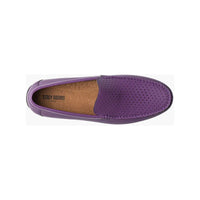 Stacy Adams Conroy Moc Toe Perf Slip-On Casual Shoes Purple 25702-542