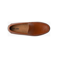 Stacy Adams Conroy Moc Toe Perf Slip-On Casual Shoes Cognac 25702-221