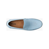 Stacy Adams Conroy Moc Toe Perf Slip-On Casual Shoes Light Blue  25702-459