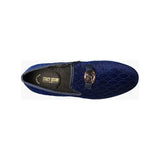 Stacy Adams Valet Slip On Bit Loafer Men's Shoes Blue Blue 25166-400