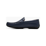 Stacy Adams Conroy Moc Toe Perf Slip-On Casual Shoes Navy 25702-410