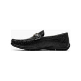 Stacy Adams Embrey Moc Toe Bit Slip-On Dress Shoes Black 25703-001