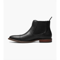 Stacy Adams Maury Cap Toe Chelsea Boot Black 25492-001