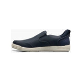 Nunn Bush KORE City Walk EZ Moc Toe Slip-On Shoes Navy Multi 85118-492