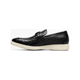 Stacy Adams Salyer Moc Toe Bit Slip On Walking Shoes Black 25692-001