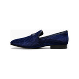 Stacy Adams Valet Slip On Bit Loafer Men's Shoes Blue Blue 25166-400