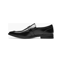 Stacy Adams Kester Moc Toe Ornament Slip On Shoes Black 20195-001