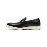 Stacy Adams Spencer Moc Toe Penny Slip On Black 25673-001