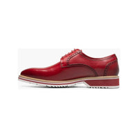 Stacy Adams Barringer Plain Toe Oxford Walking Shoes Red 25722-600