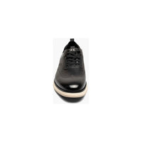 Stacy Adams Edgewood Wingtip Elastic Lace Up Sneakers Black 25690-001