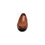 Stacy Adams Conroy Moc Toe Perf Slip-On Casual Shoes Cognac 25702-221