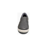 Nunn Bush KORE City Walk EZ Moc Toe Slip-On Shoes Charcoal 85118-013