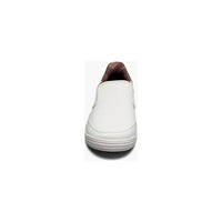 Nunn Bush KORE City Walk EZ Moc Toe Slip-On Shoes White 85118-100