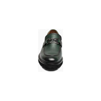 Stacy Adams Hale Moc Toe Bit Slip On Walking Shoes Green 25678-300