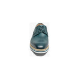 Stacy Adams Barringer Plain Toe Oxford Walking Shoes Teal 25722-444