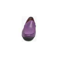 Stacy Adams Conroy Moc Toe Perf Slip-On Casual Shoes Purple 25702-542