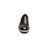 Nunn Bush Chase Moc Toe Slip On Walking Shoes Black Multi 85092-009