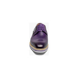 Stacy Adams Barringer Plain Toe Oxford Walking Shoes Purple 25722-542