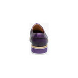 Stacy Adams Barringer Plain Toe Oxford Walking Shoes Purple 25722-542