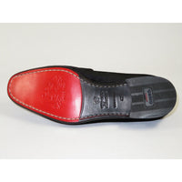 Men's GENIO Velvet Upper Leather Red Sole Shoes Turkey 120194637 Black