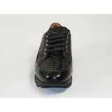 Men's GENIO Turkey Genuine Python Snake Leather Shoes 120197327 Black