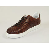 Men's Shoes GENIO Turkey Casual Dress Genuine Leather Braided 120198803 Cognac