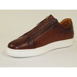 Men's Shoes GENIO Turkey Casual Dress Leather Braided 120198805 Cognac