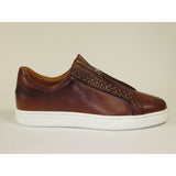 Men's Shoes GENIO Turkey Casual Dress Leather Braided 120198805 Cognac