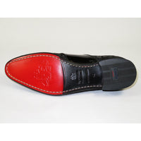 Men's GENIO Patent Suede Leather, Red Sole Shoes Turkey 120371263 Black