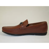 Men's Driving Shoes GENIO Turkey Casual Dress Genuine Leather 120741706 Cognac