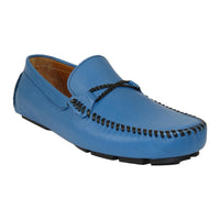 Men's Driving Shoes GENIO Turkey Casual Dress Genuine Leather 120747871 Blue