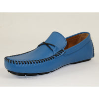 Men's Driving Shoes GENIO Turkey Casual Dress Genuine Leather 120747871 Blue