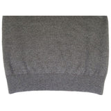 Men's Sweater Knit By BRANGO Turkey Polo Neck Cotton Blend 21228 Charcoal Gray