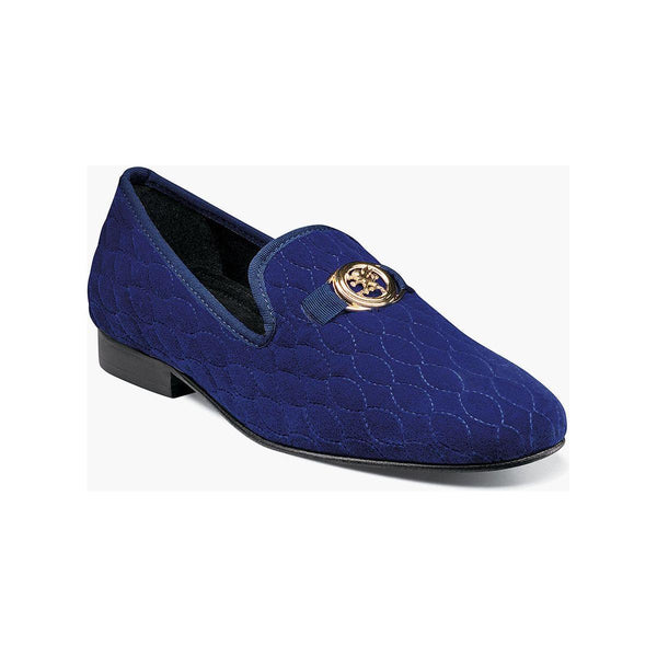 Stacy Adams Valet Slip On Bit Loafer Men's Shoes Blue Blue 25166-400