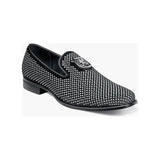 25228, Stacy Adams Micro Suede Shoes Swagger Slip On Studded All Colors - J.Valintin Men's Wear Legend - 14388