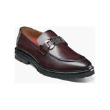 Stacy Adams Hale Moc Toe Bit Slip On Walking Shoes Burgundy 25678-646