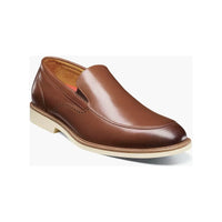 Stacy Adams Wellington Moc Toe Slip On Leather Chocolate Brown 25714-202